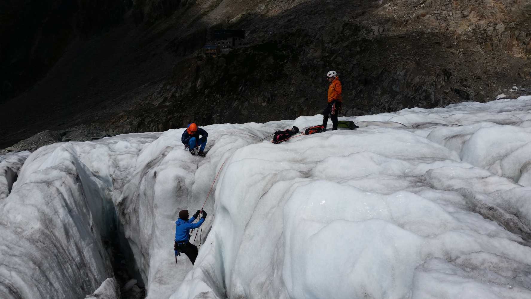 exercice crevasse guide