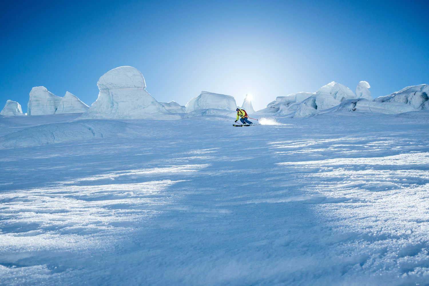 ski glacier Rosenlouwigletscher