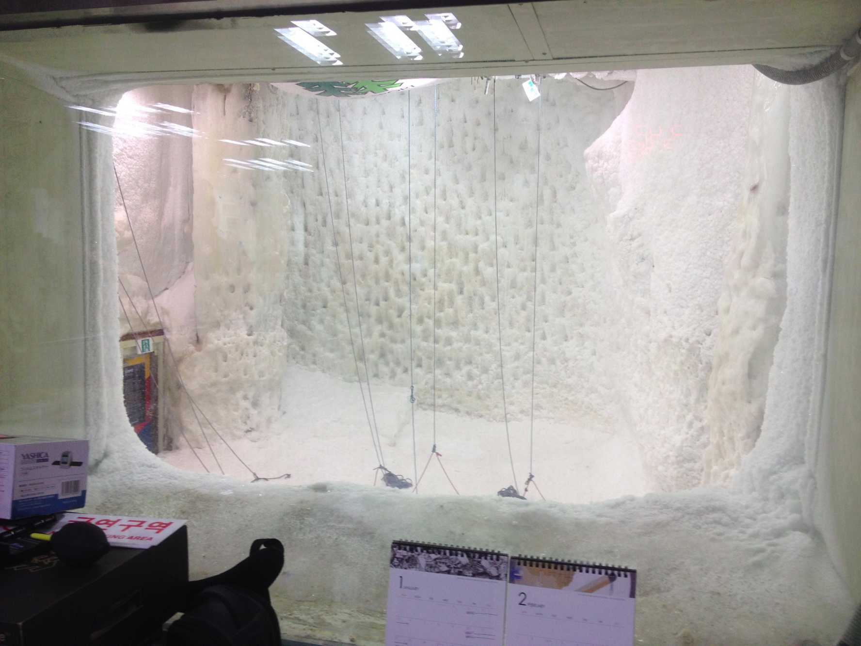 escalade sur glace indoor Corée