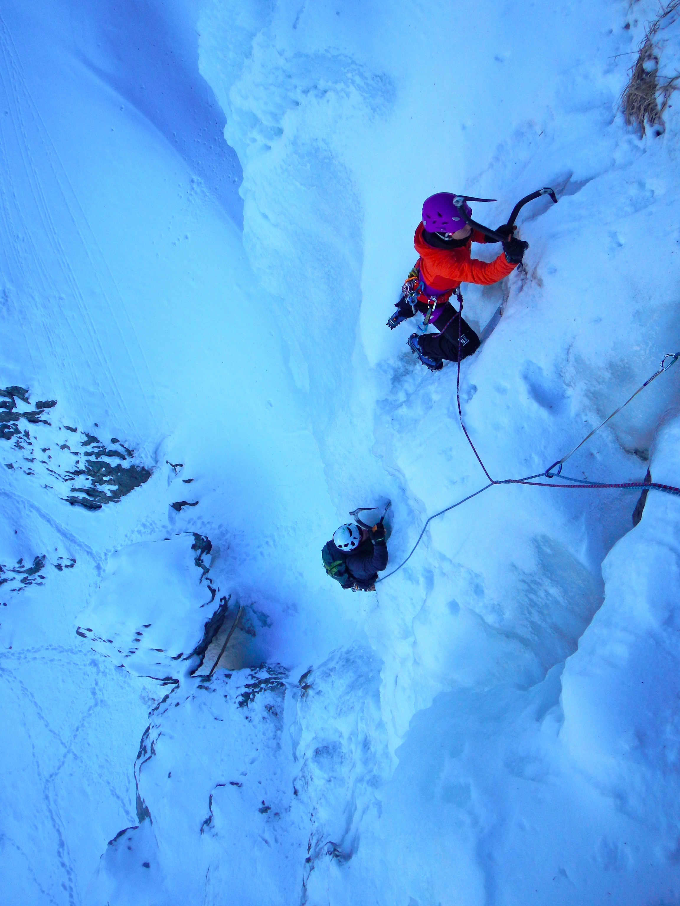 Cascade patrick berthet JB et Marjo