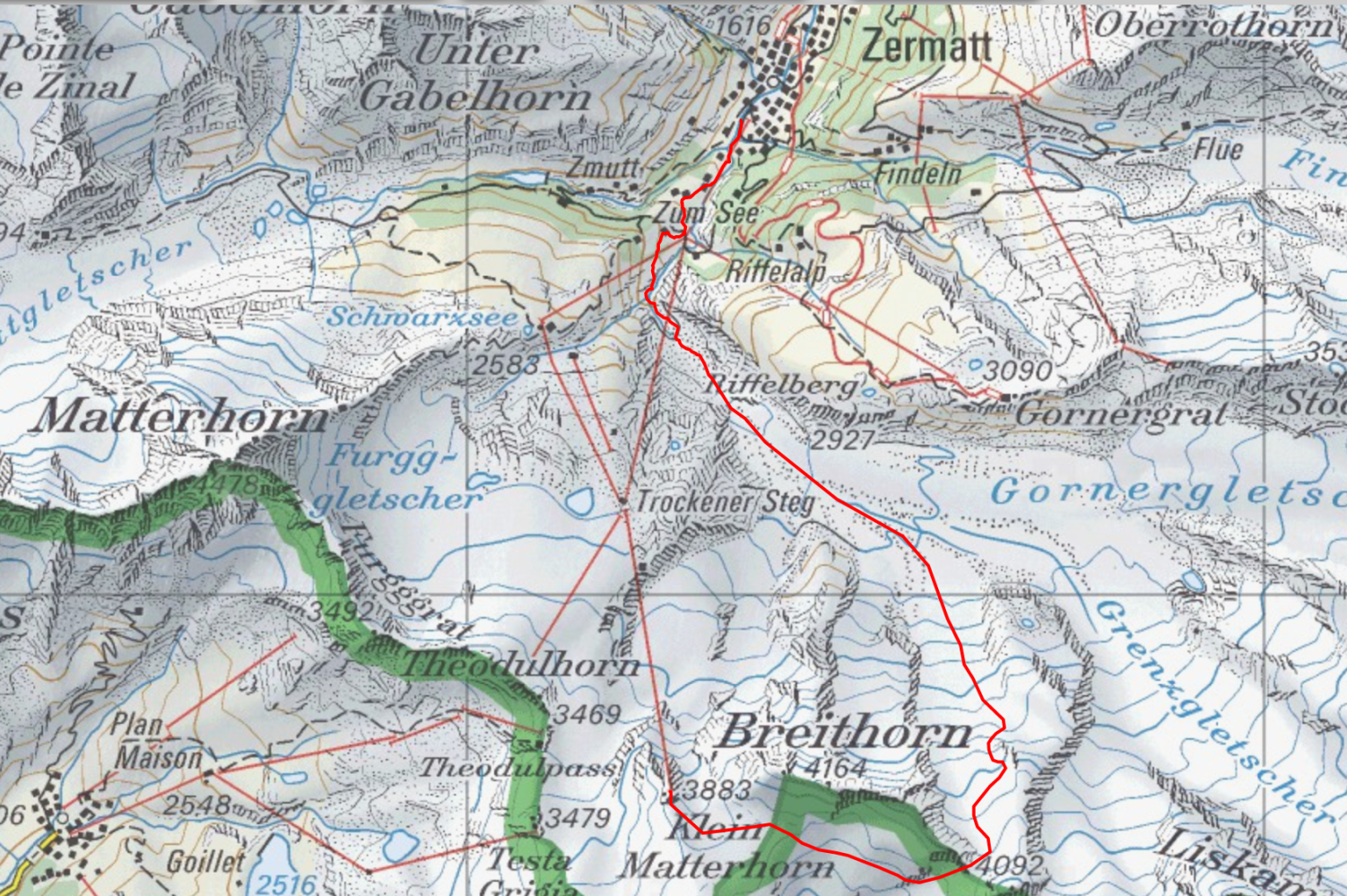 Schwarxtor Zermatt