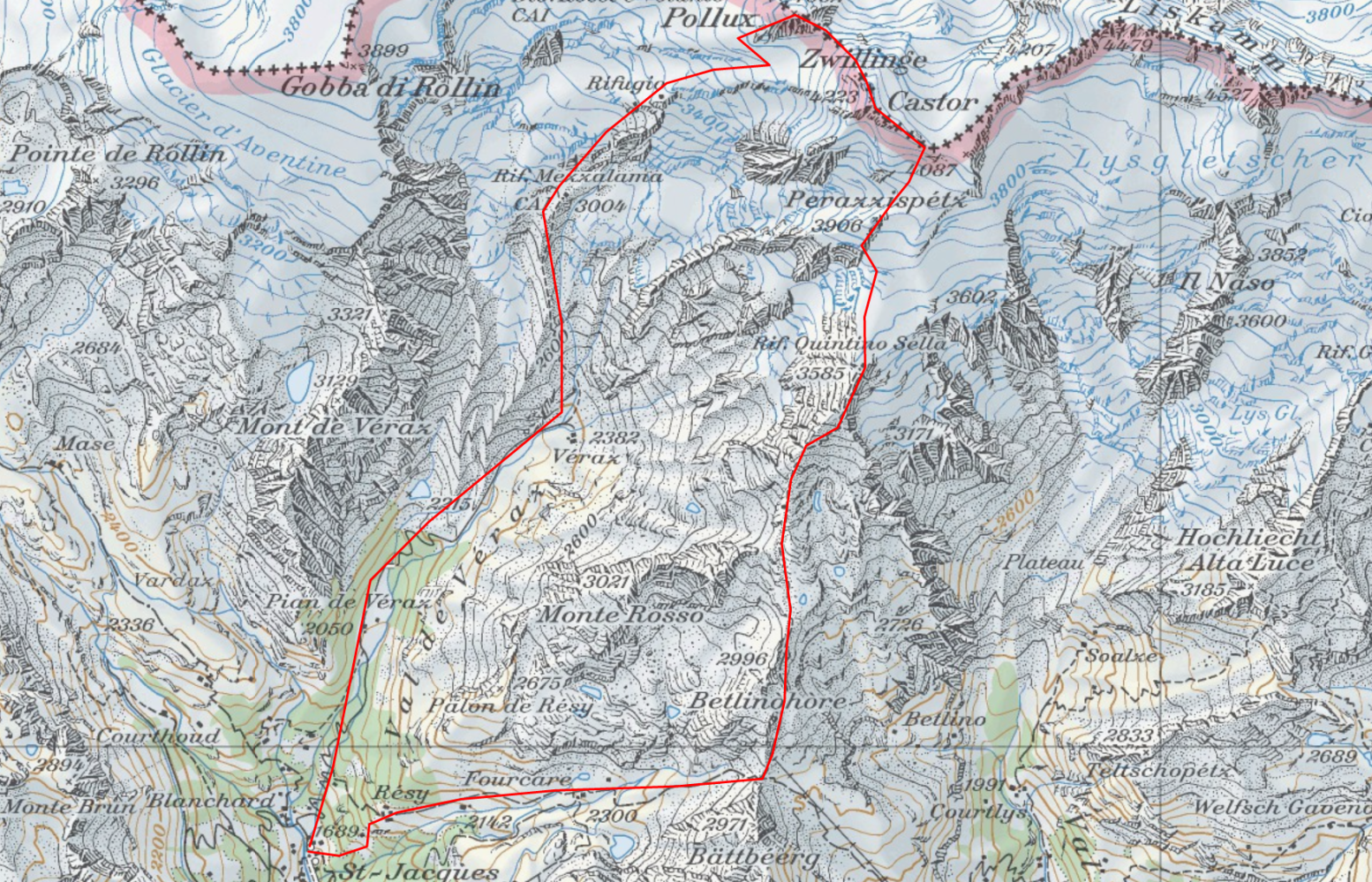 Carte traversée castor pollux