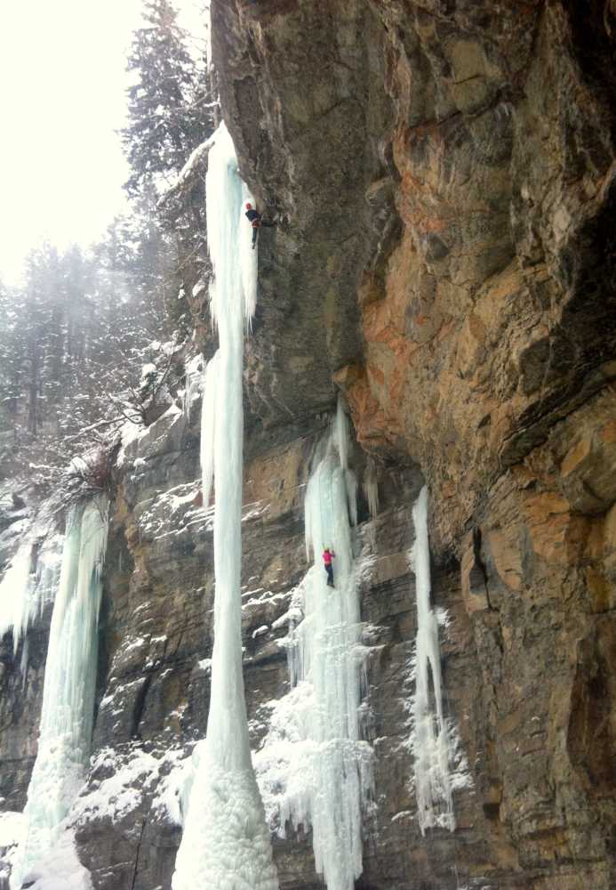 ice climbing vail