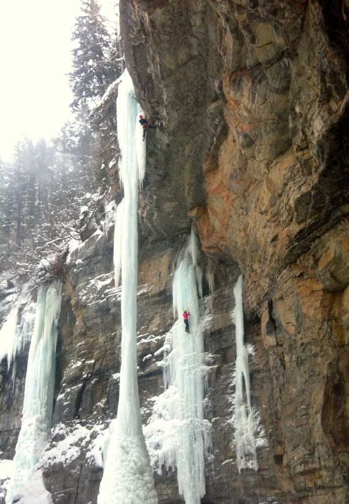 ice climbing vail