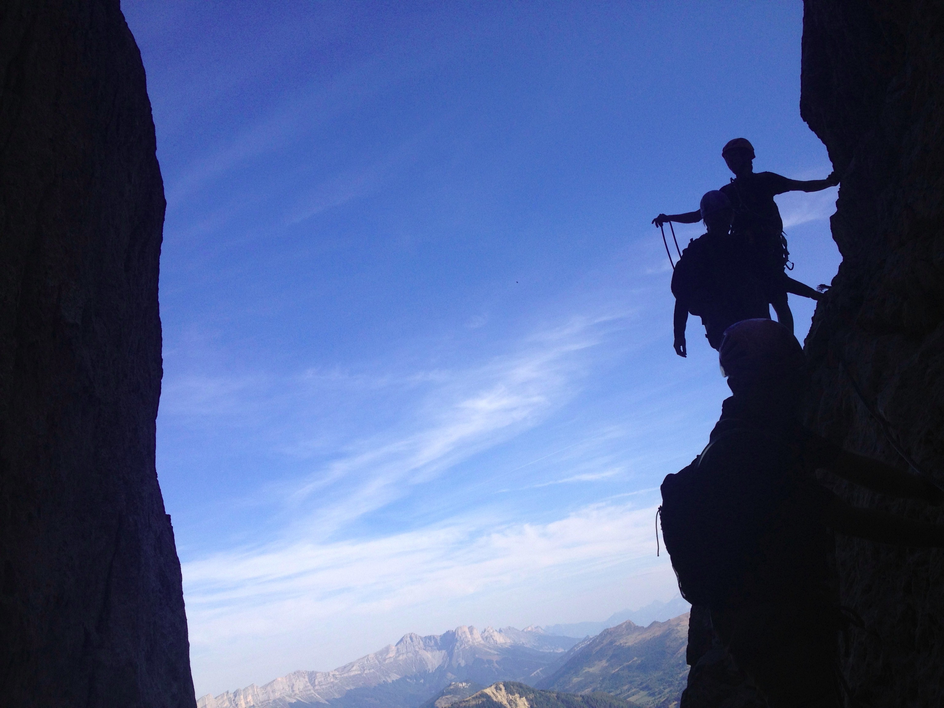 Escalade voie normale du mont Aguille