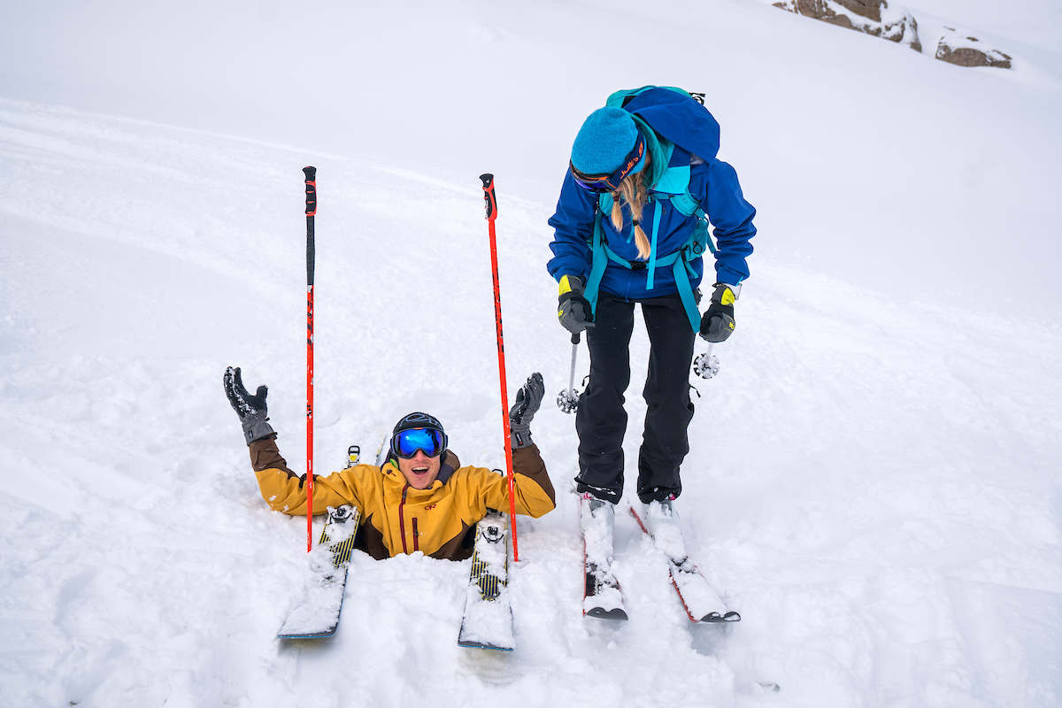 Kyrgyzstan ski neige profonde