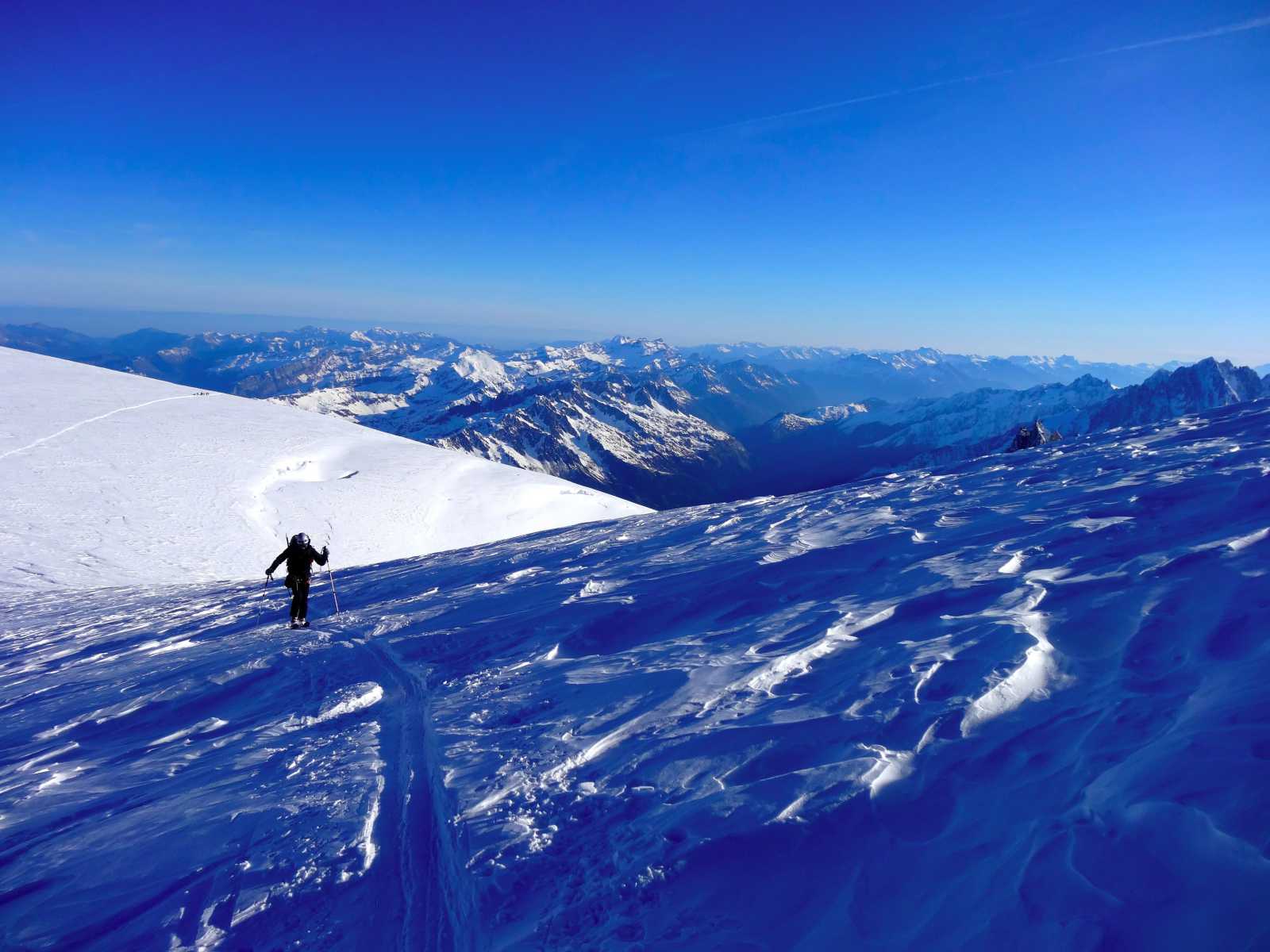 sous le refuge Vallot