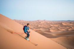 Dunes ski touring au Maroc