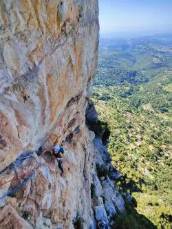 La Malet, Baou de St Jeannet. Topo escalade